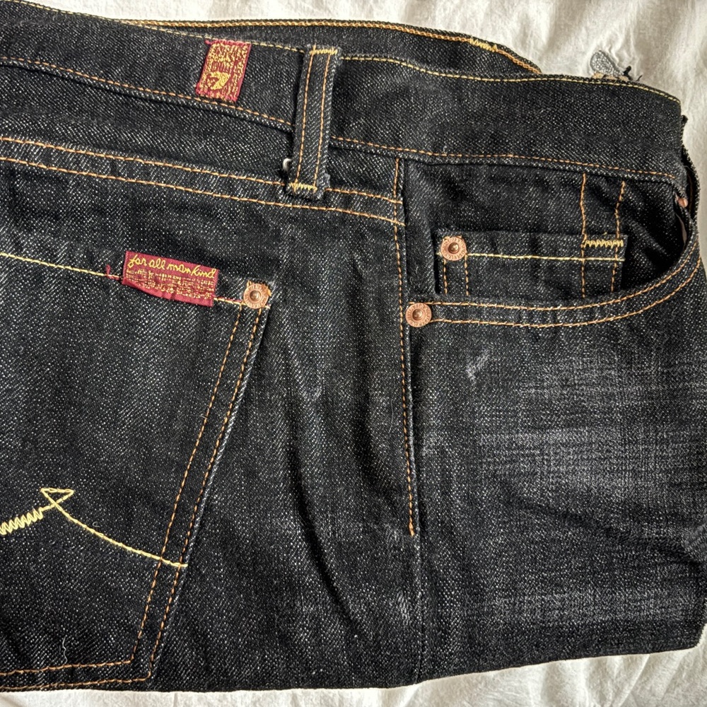 7 For All Mankind Dark Denim Jeans